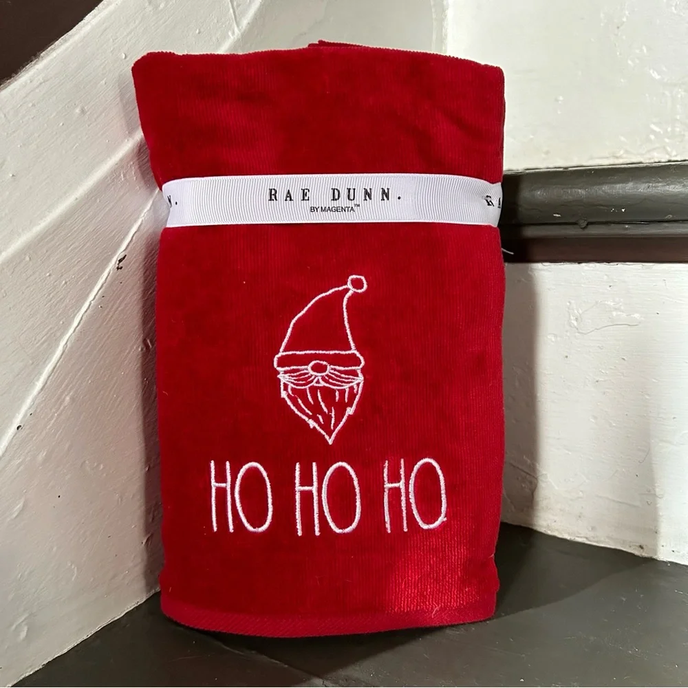 Rae Dunn HO HO HO Hand Towels